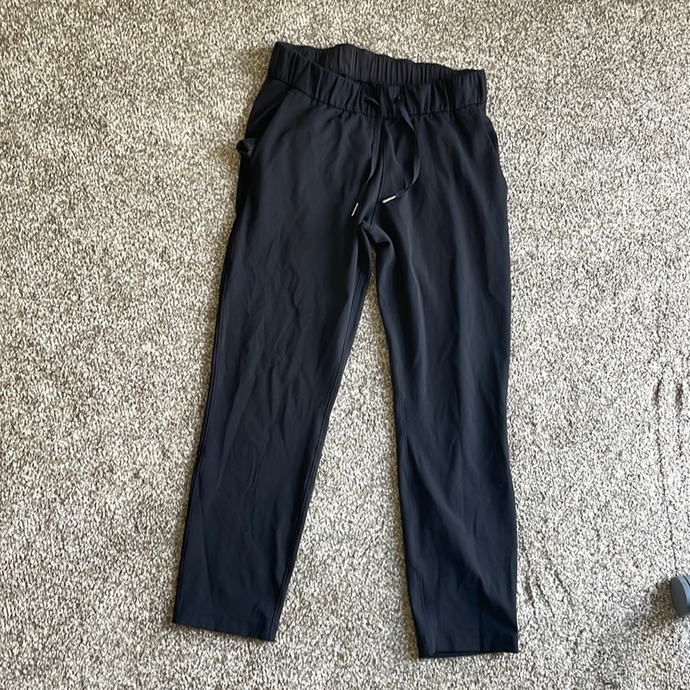 Lululemon Stretch High Rise 7/8 Pant - Black - 6